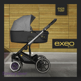 EXEO 3w1 Expander kolor Carbon wózek dziecięcy z podwójną amortyzacją