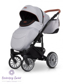 DELTA 3w1 EURO-CART Grey Fox klasyczny wózek dziecięcy