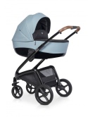 Riko XD Black Edition 3w1 Crystal Blue – Wózek dziecięcy premium z funkcją regulacji