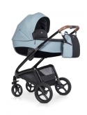 Riko XD Black Edition 3w1 Crystal Blue – Wózek dziecięcy premium z funkcją regulacji