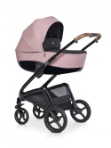 Riko XD Black Edition 3w1 Energy Pink – Wózek dziecięcy premium z funkcją regulacji