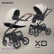 XD Black Edition 3w1 RIKO Sand nowoczesny wózek dziecięcy