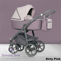Marla 3w1 Riko Dirty Pink wózek dziecięcy głeboko-spacerowy