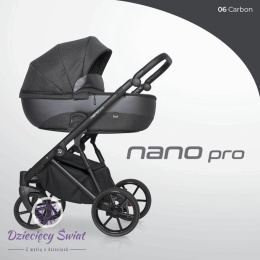 NANO PRO 3w1 RIKO Carbon wózek dziecięcy wysokiej jakości