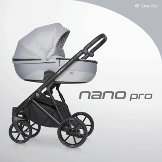 NANO PRO 3w1 RIKO Grey Fox wózek dziecięcy wysokiej jakości