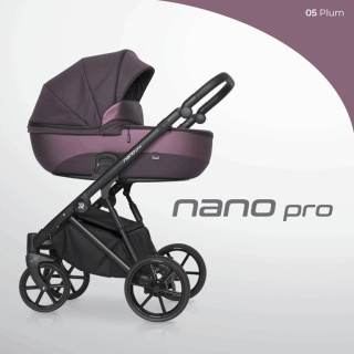 NANO PRO 3w1 RIKO Plum wózek dziecięcy wysokiej jakości