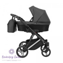 Lazzio Premium 3w1 Kunert Antracyt wózek dziecięcy wielofunkcyjny