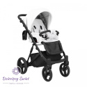 Lazzio 3w1 Kunert Biały Eco praktyczny wózek dziecięcy