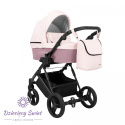 Lazzio 3w1 Kunert Róż Eco praktyczny wózek dziecięcy