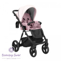 Lazzio 3w1 Kunert Róż Eco praktyczny wózek dziecięcy