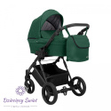 Lazzio 3w1 Kunert Zielony praktyczny wózek dziecięcy