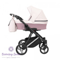 Lazzio Premium 3w1 Kunert Róż Eco wózek dziecięcy wielofunkcyjny