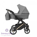 Lazzio Premium 3w1 Kunert Szary wózek dziecięcy wielofunkcyjny