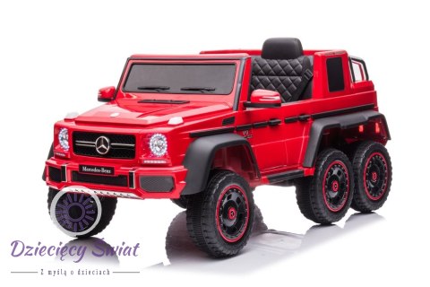 Auto Na Akumulator Mercedes Benz G63 6X6 Czerwony