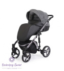 Tiaro Premium 3w1 Kunert Brąz+krem wózek dziecięcy nowoczesny model