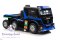 Auto Na Akumulator Mercedes + Naczepa XMX622B Granatowy LCD