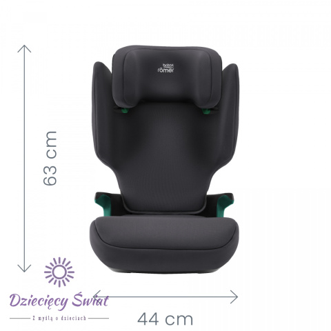 Fotelik Samochodowy Britax Römer Discovery Plus 2 Grey i-Size 15-36 kg | Regulacja Nachylenia i Zagłówka