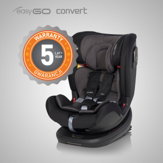 Convert 0-36 kg 360' RWF ISOFIX easyGO Iron fotelik samochodowy