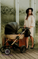 Euforia Premium Black 2w1 Paradise Baby kolor 09 wózek dziecięcy w niepowtarzalnej gondoli