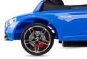Jeździk dla dziecka Mercedes AMG C63 COUPE z popychaczem i podnóżkiem - niebieski