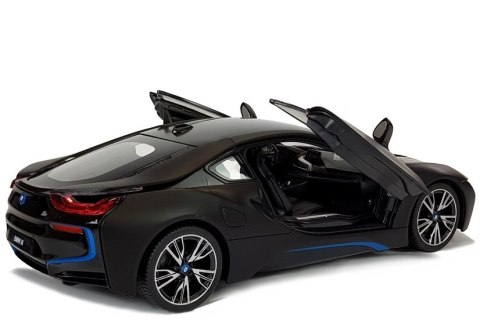 Auto R/C BMW i8 Rastar 1:14 Czarny Drzwi Automatyczne