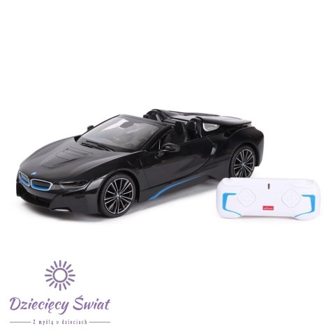 Auto R/C BMW i8 Roadster Rastar 1:12 Czarny