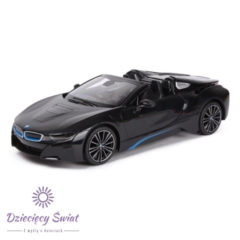 Auto R/C BMW i8 Roadster Rastar 1:12 Czarny