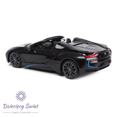 Auto R/C BMW i8 Roadster Rastar 1:12 Czarny