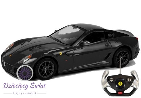 Auto R/C Ferrari 599 GTO Rastar 1:14 Czarne na Pilota