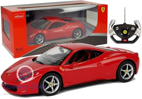 Auto R/C Ferrari Italia Rastar 1:14 Czerwone na Pilota