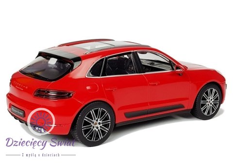 Auto R/C Porsche Macan Turbo Rastar 1:14 Czerwone na pilota