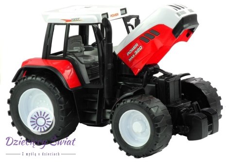 Duży Traktor z Maszyną 3 Modele Ruchome Elementy 65 cm