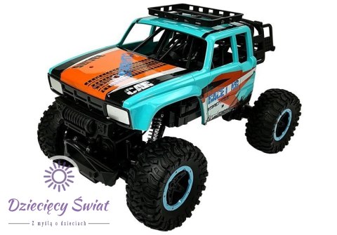 Zdalnie sterowane auto Offroad R/C 1:14 Niebieski