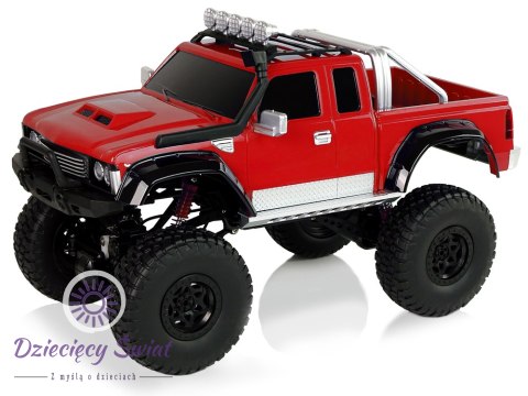 Auto Off- Road R/C 2.4G Climbing Car 1:8 Czerwony 4x4