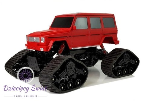 Auto Terenowe Amfibia 4x4 Zdalnie Sterowane 1:12 R/C Czerwone