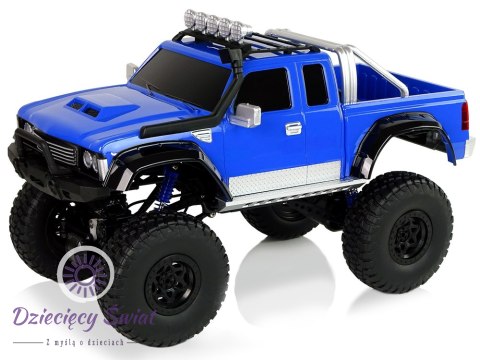 Auto Off- Road R/C 2.4G Climbing Car 1:8 Niebieskie 4x4