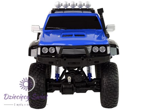 Auto Off- Road R/C 2.4G Climbing Car 1:8 Niebieskie 4x4