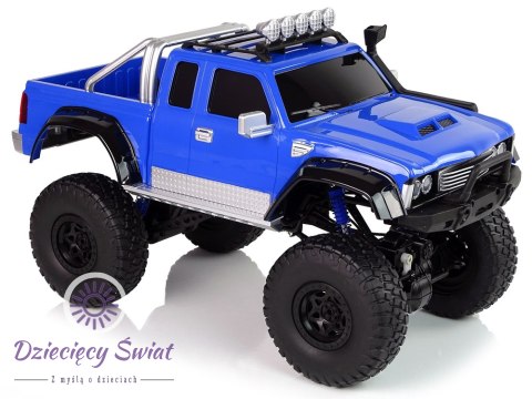 Auto Off- Road R/C 2.4G Climbing Car 1:8 Niebieskie 4x4