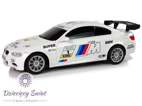 Auto Sportowe R/C 1:18 BMW- M3 Biały 2.4 G Światła