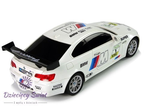 Auto Sportowe R/C 1:18 BMW- M3 Biały 2.4 G Światła