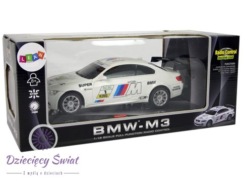 Auto Sportowe R/C 1:18 BMW- M3 Biały 2.4 G Światła