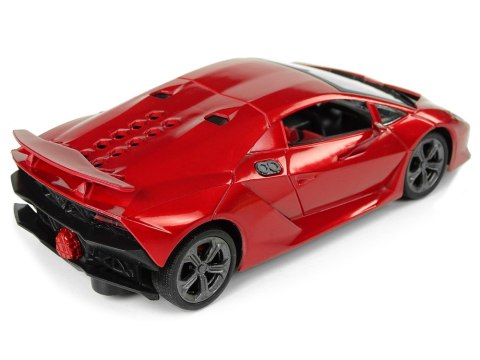 Auto Sportowe R/C 1:24 Lamborghini Czerwone 2.4 G Światła