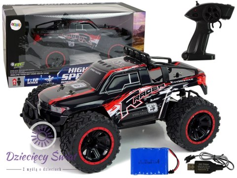 Auto Terenowe Off-Road R/C 2.4 G Amortyzatory 1:12 Czerwony