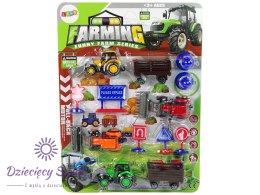 Zestaw Farma Maszyny Rolnicze Traktory Akcesoria Drogowe