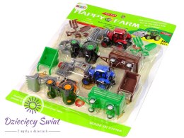Zestaw Farma Maszyny Rolnicze Traktory Taczki