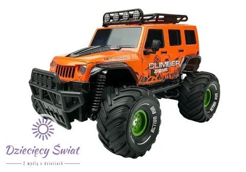 Auto Zdalnie Sterowane R/C Jeep Pomarańczowy 2.4G