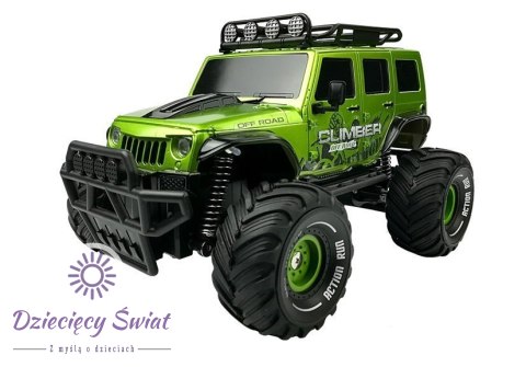 Auto Zdalnie Sterowane R/C Jeep Zielony 2.4G