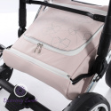 Heart Błysk 2w1 Junama 06 Pink+Silver ekskluzywny wózek dziecięcy