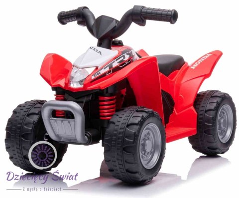 Samochód na akumulator Quad Honda H3 TRX czerwony