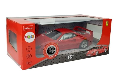 Auto Ferrari F40 Zdalnie Sterowany R/C 1:14 Czerwony 27 Mhz